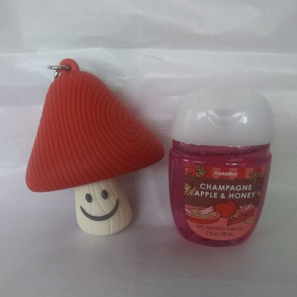 Bath & Body Works Mushroom Pocketbac Holder /w Sanitizer - Picture 2 of 2